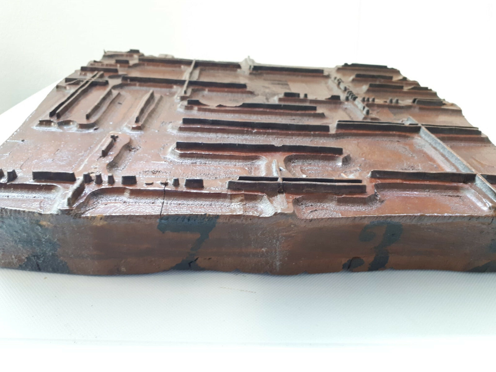 Antike Holzmodel  Druckstempel - Stoffstempel - Druckstock - Holz - Textildruck2