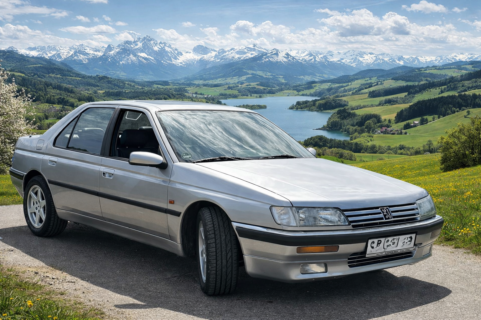 Peugeot 605 - Bj 1992 - Km 12000 original - 167 PS - Leder - TOP ZUSTAND 1A0