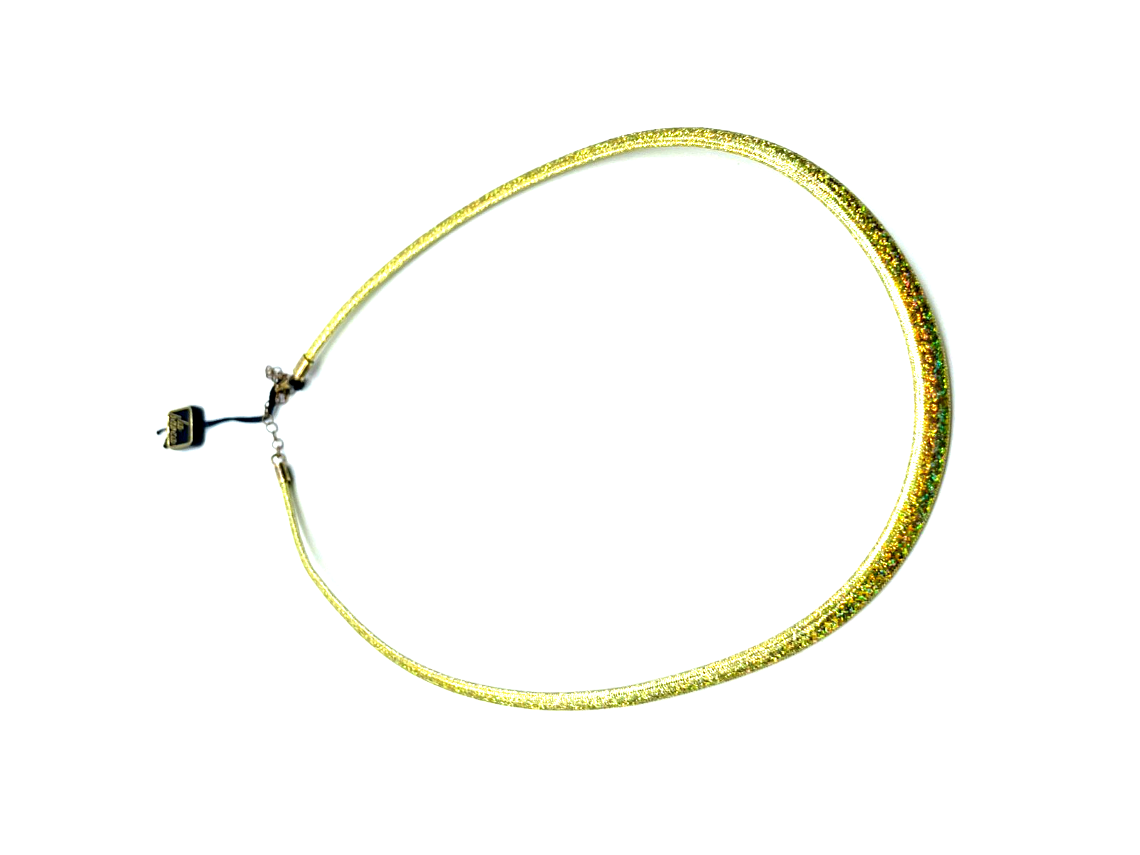 Omegareif La Barca 925 Silber vergoldet + Mesh Collier opalisierend  L 45 + 5 cm5