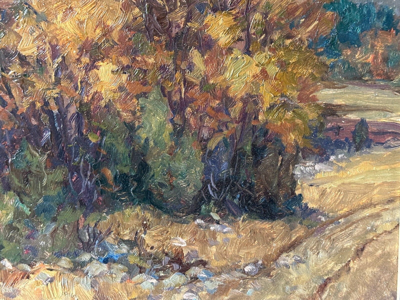 Adalbert Sutor 1895-1970 - Ol auf Karton - Fuchseck bei GP - signiert - gerahmt7