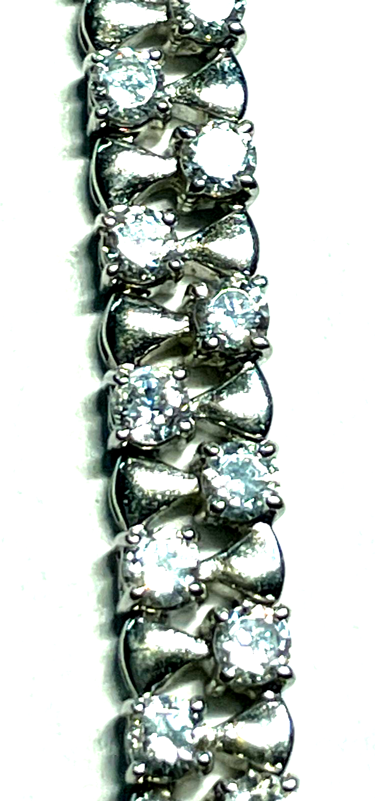 Tennisarmband neuw. 925 Sterling Silber Armband 68 Zirkonia L 22 cm B 7 mm T3 mm5