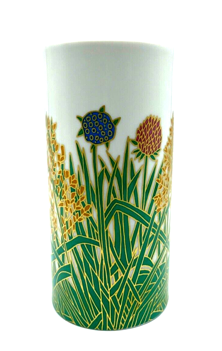 Rosenthal Porzellan Vase Zylinder Form Wolf Bauer H 18,5 cm Ø 9 cm studio-linie4
