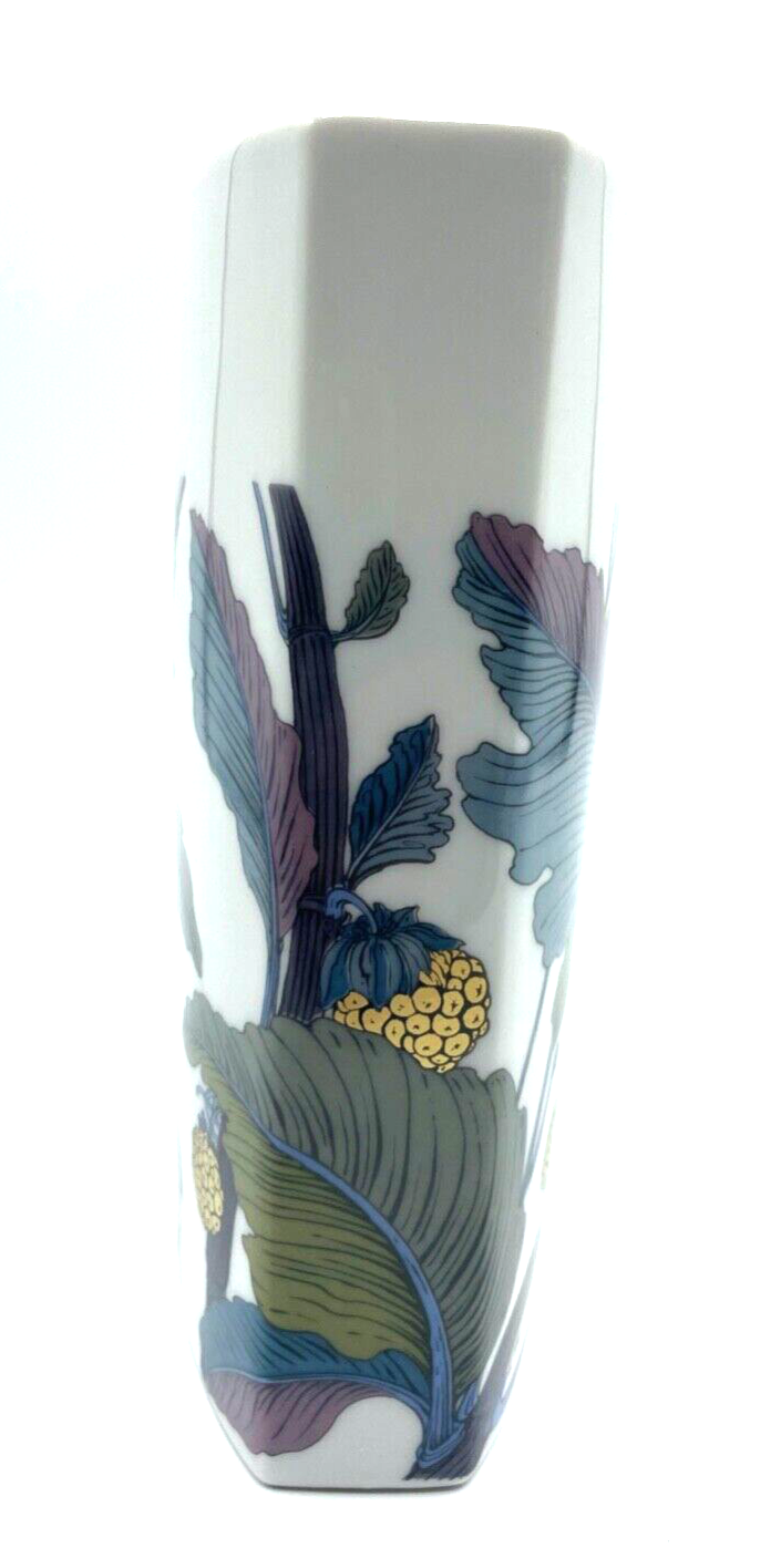 Vintage Rosenthal Porzellan Vase Alain Le Foll Brombeer Dekor studio-linie H17,53