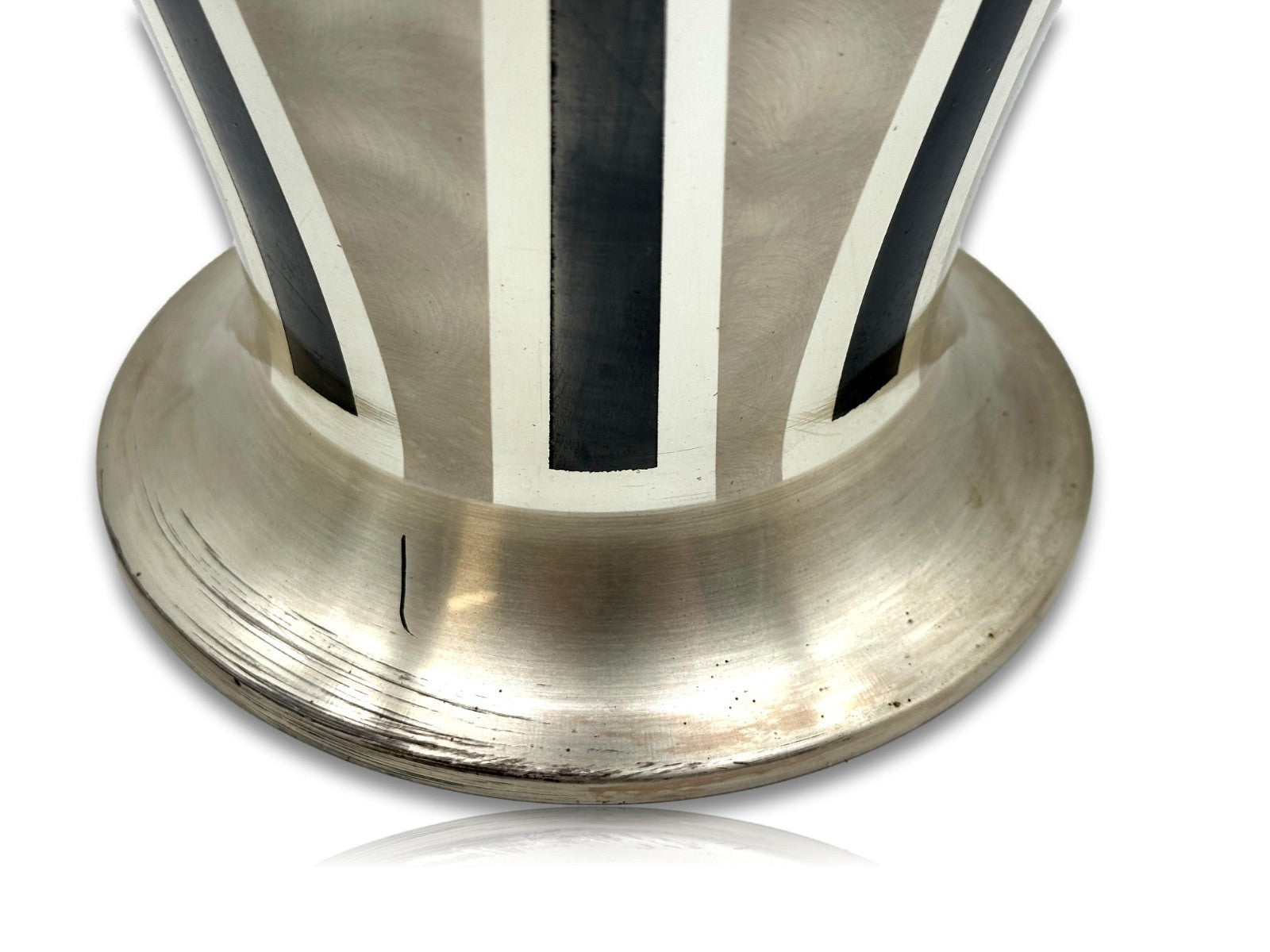 WMF Ikora - Vase 50 cm (XXL) - Art Déco 30er Jahre - Streifendekor - SELTEN! RAR8