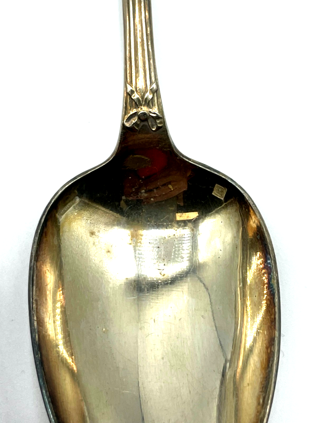 Antik Christofle 6 Gabeln 6 Löffel Rubans Kreuzband Muster versilbert rar6