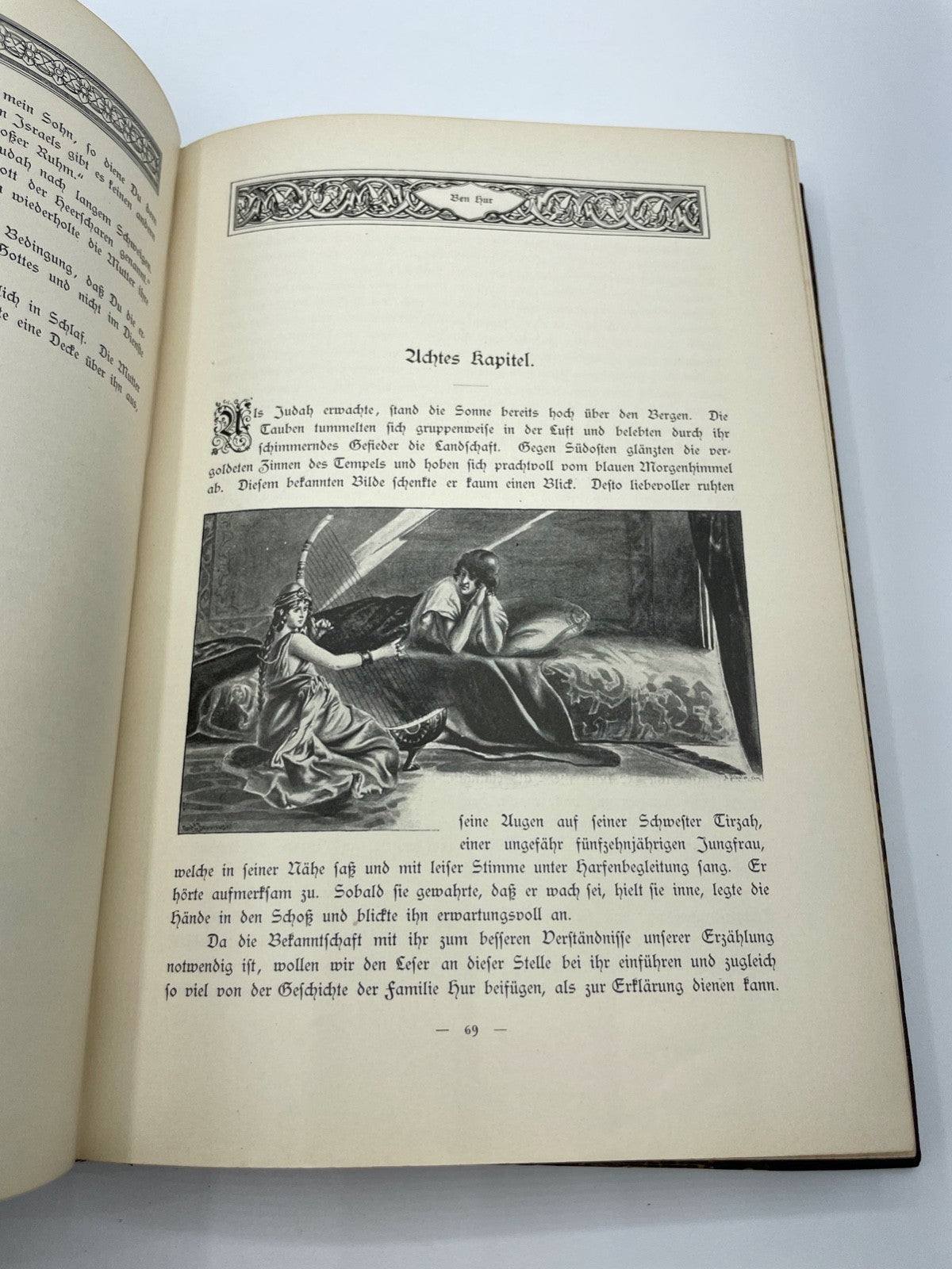 Klassiker Buch L. Wallace BEN HUR um 1900 illustriert gr. schöne saubere Ausgabe10