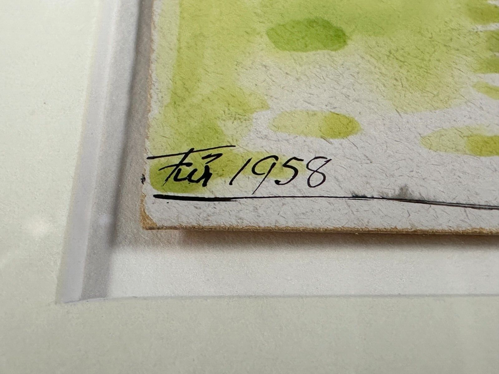 Hannah Höch - Wasserfarben Gouache auf Hartfaserplatte - 'Im innern des Baumes'15