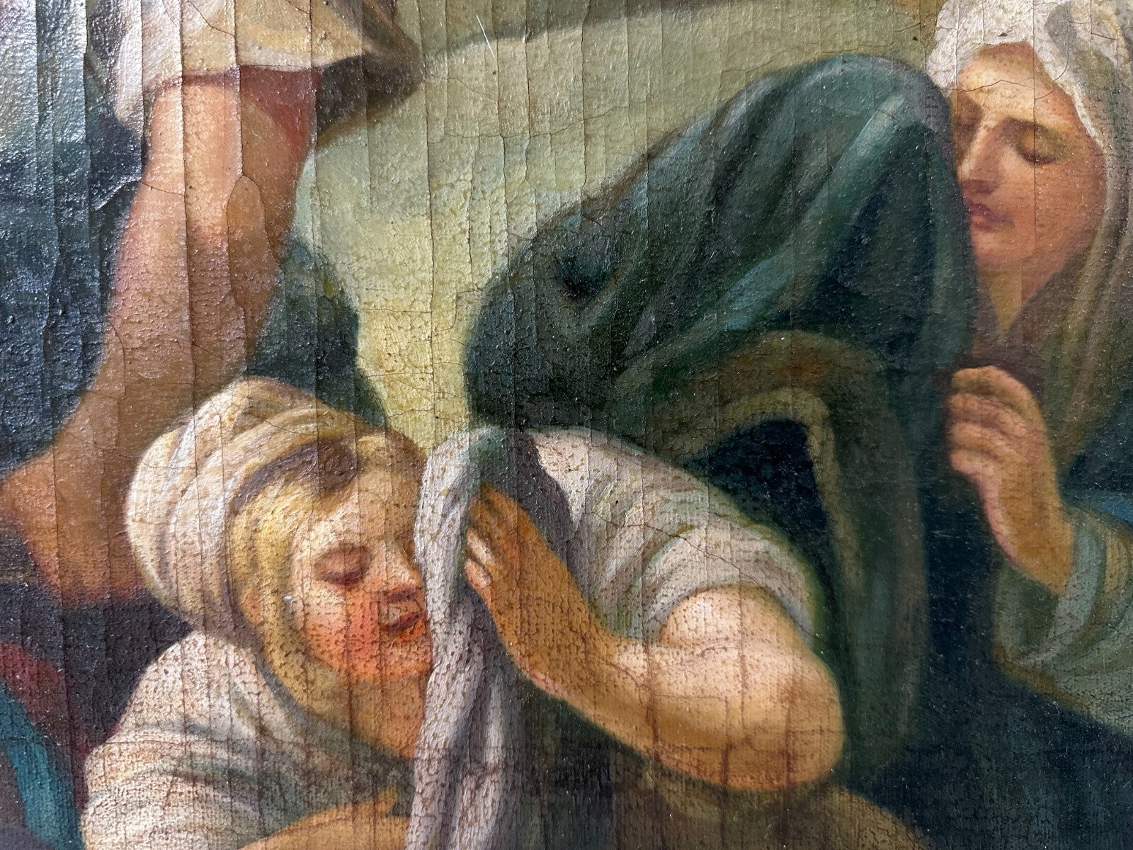Öl auf Leinwand - Luca Giordano - Psyche abbandonata sulla in cima alla rupe8