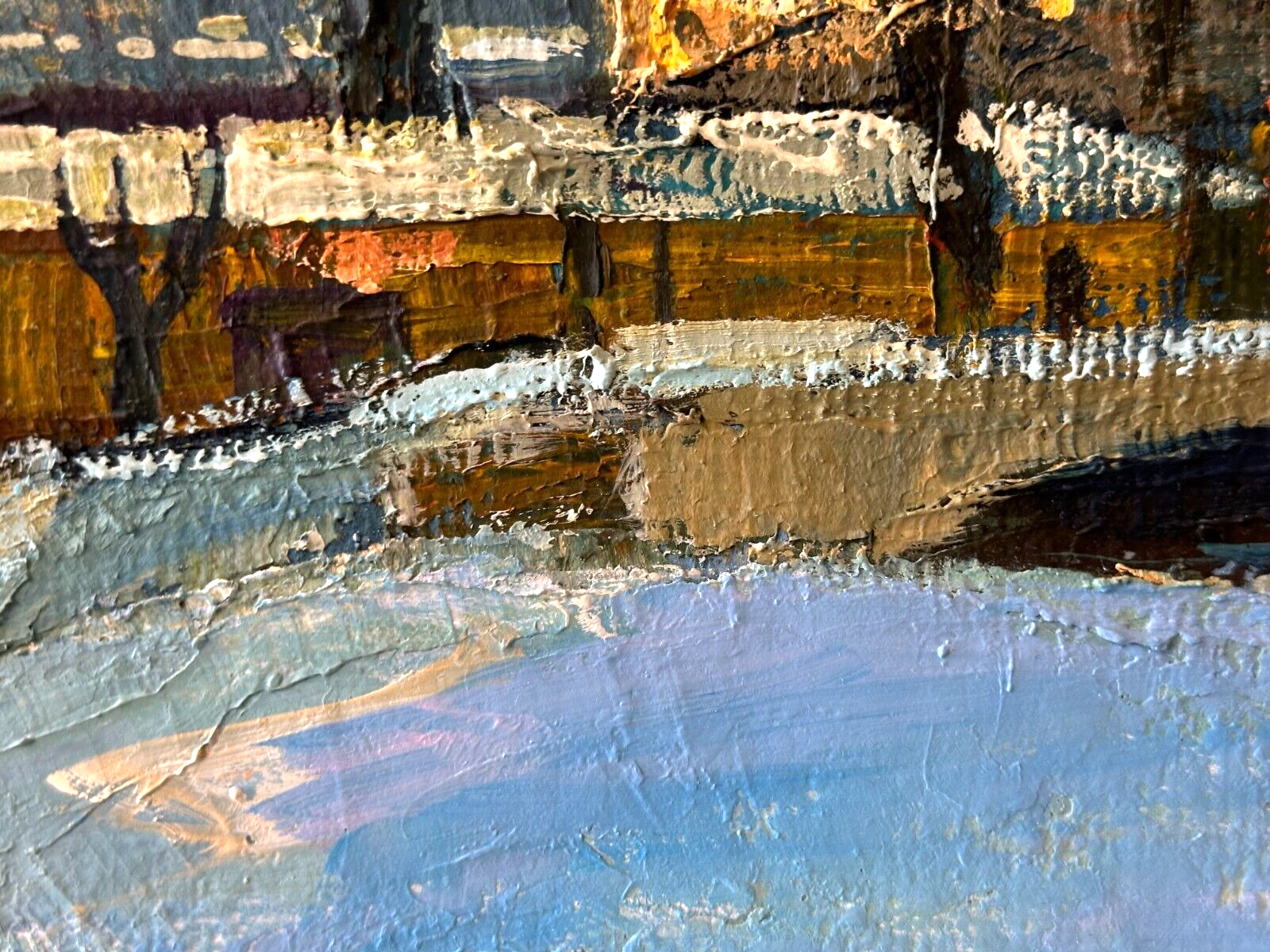 Öl auf Leinwand - Lisa Mikhailova - St. Petersburg Gribojedow-Kanal - gerahmt9