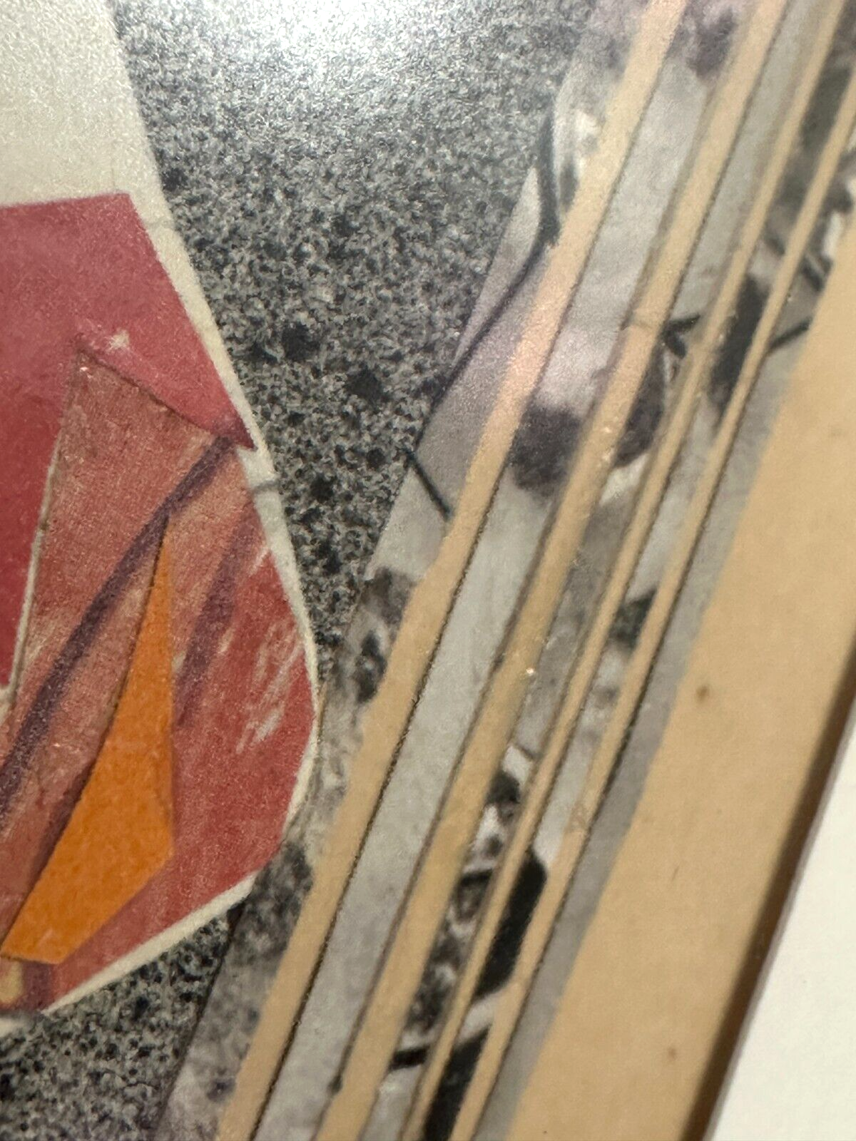 Gottfried Salzmann - seltene Collage - 1969 - signiert - gerahmt hinter Glas12