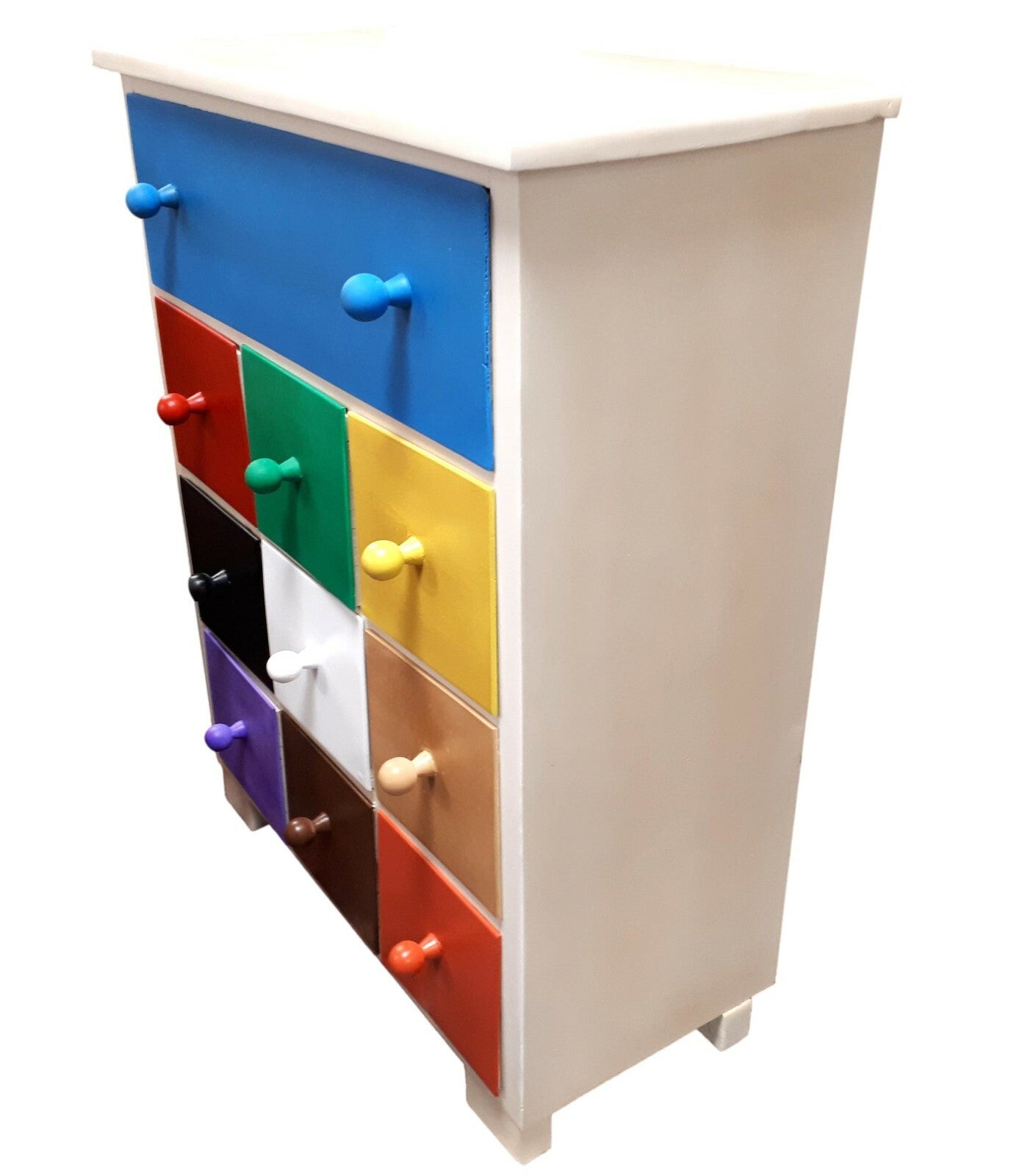 Kommode massiv Holz Fichte - um 1890 - Design Kommode - Pop Art - Unikat!1