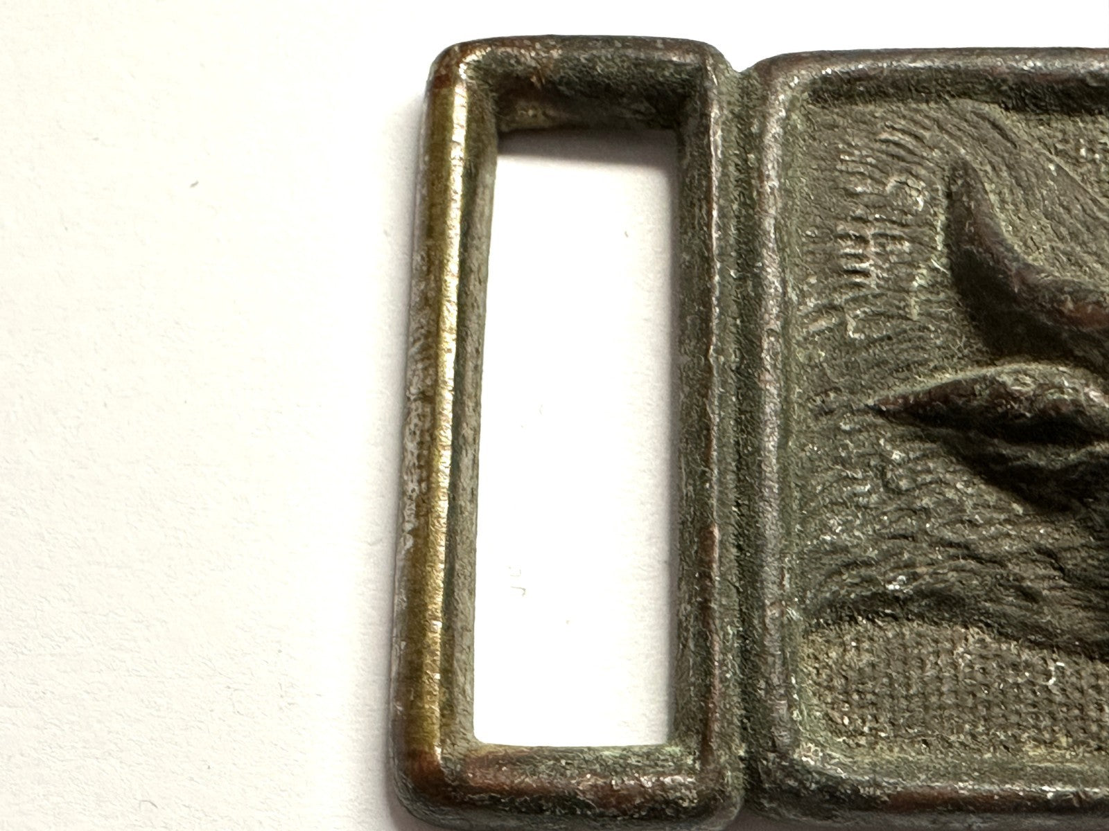 Zunft Gürtelhaken Fleischer/Metzger - Ochsenkopf - Messing/Bronze - um 1904