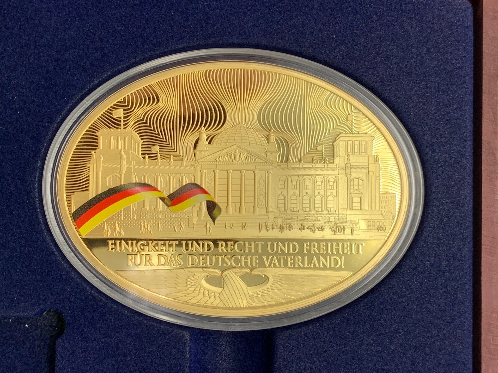 Medaillen Set  - 24k vergoldet - Koloriert - limt. Edition - Dreikaiserjahr 18881