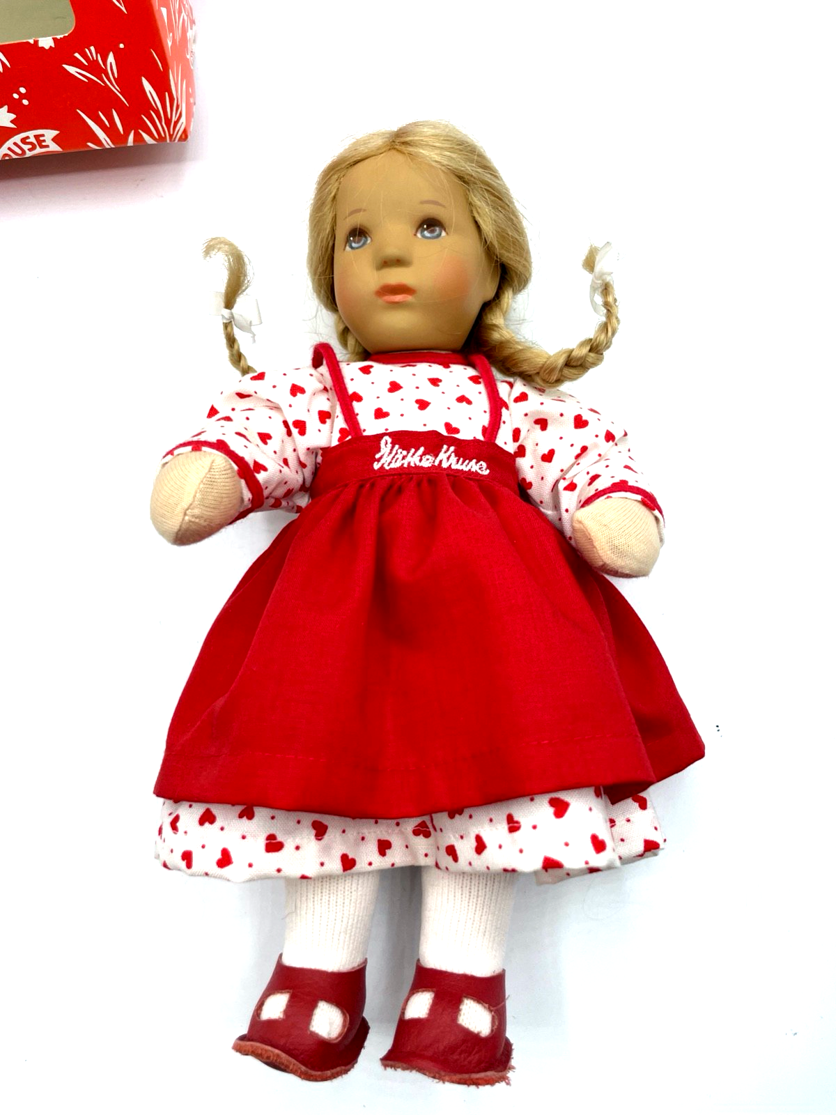 Käthe Kruse Puppe Herzlieb 25 cm unbespielt mit Original Karton sehr gepflegt4