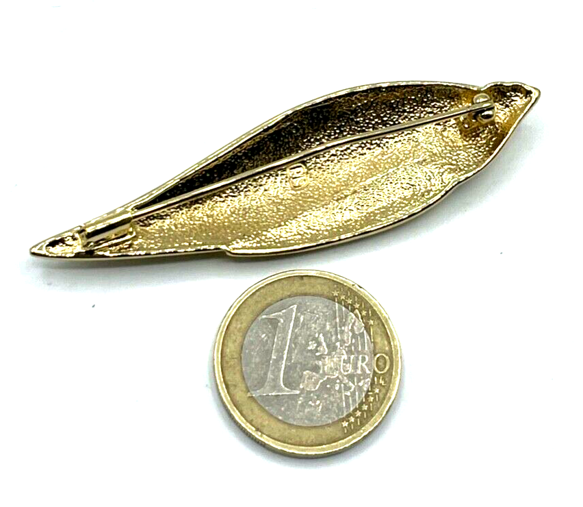 PL Pierre Lang neuwertig Fisch ? Brosche Anstecknadel buntes Emaille vergoldet7