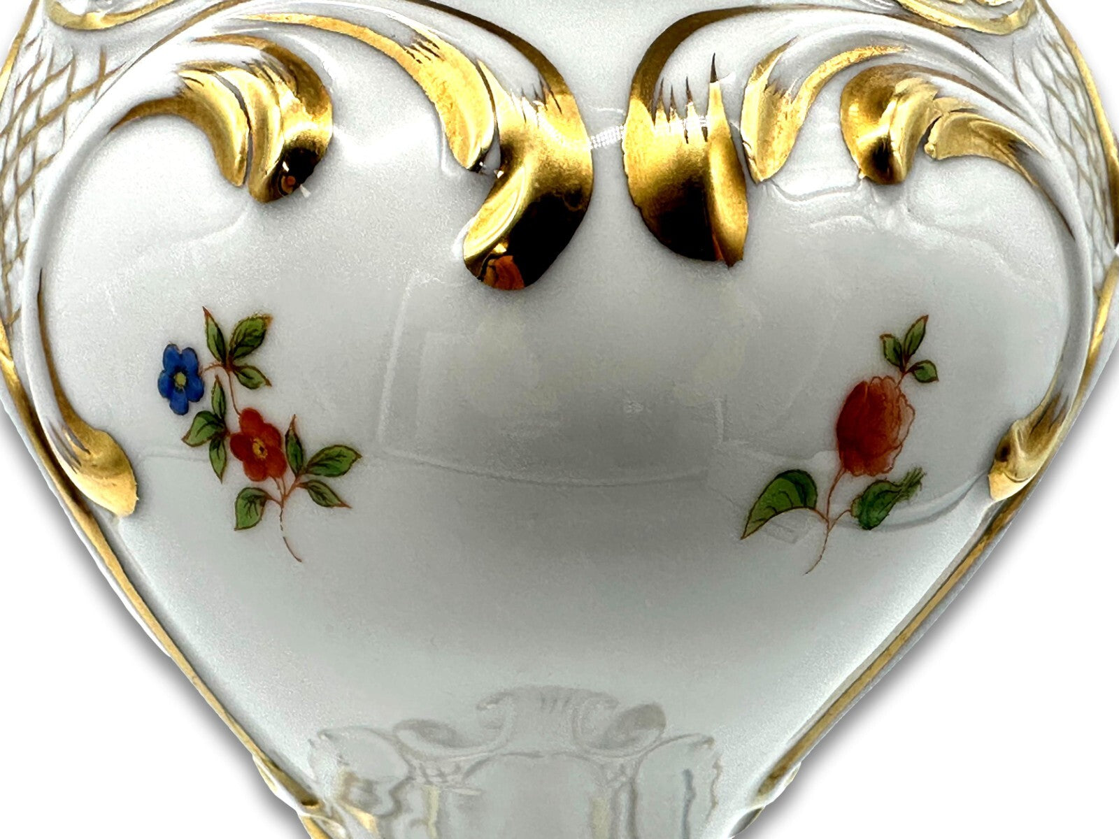 Herend 6663/PBR - Prunkvase Vase - Porzellan - Petit Bouquet De Rose Handbemalt7