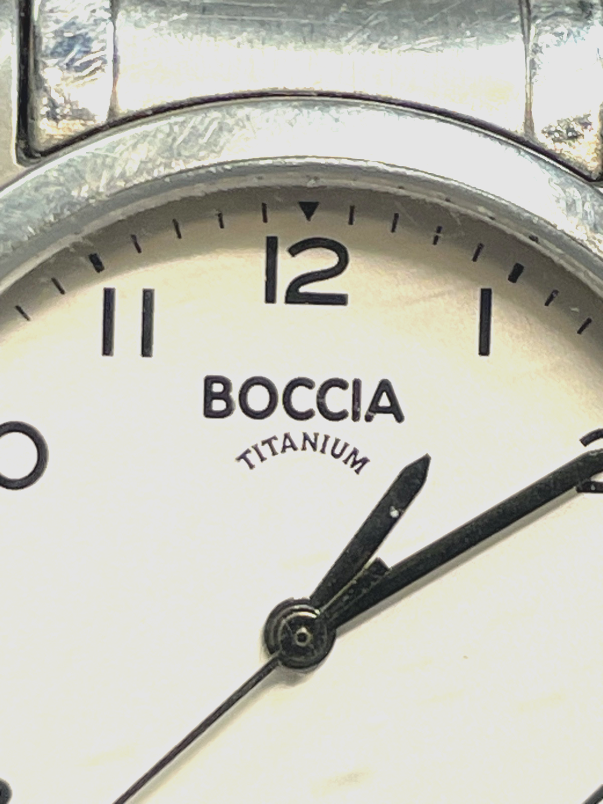 Boccia Titanium Damen Armbanduhr Quartz Werk läuft gepflegt gebrauchter Zustand2