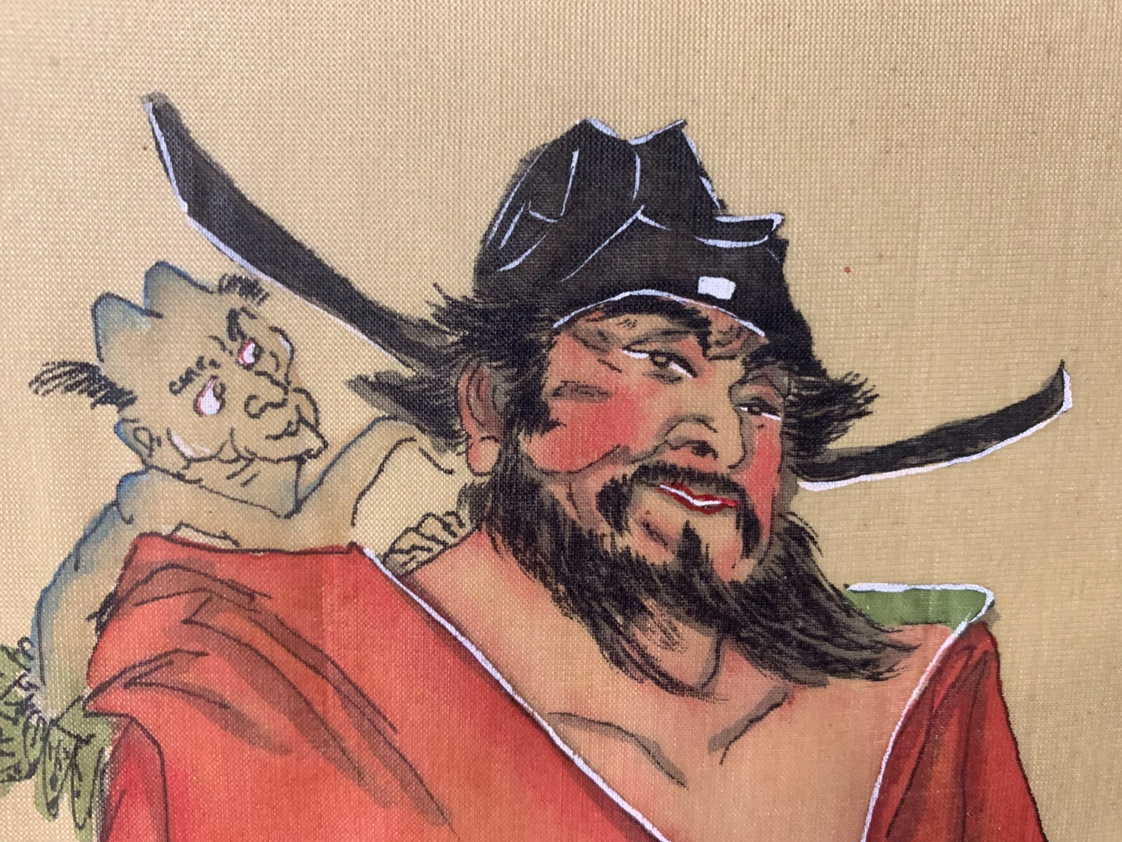 moderne chinesische Seidenmalerei nach ZENG FAN - Lu Zhishen - Zhong Kui - Xu Da9