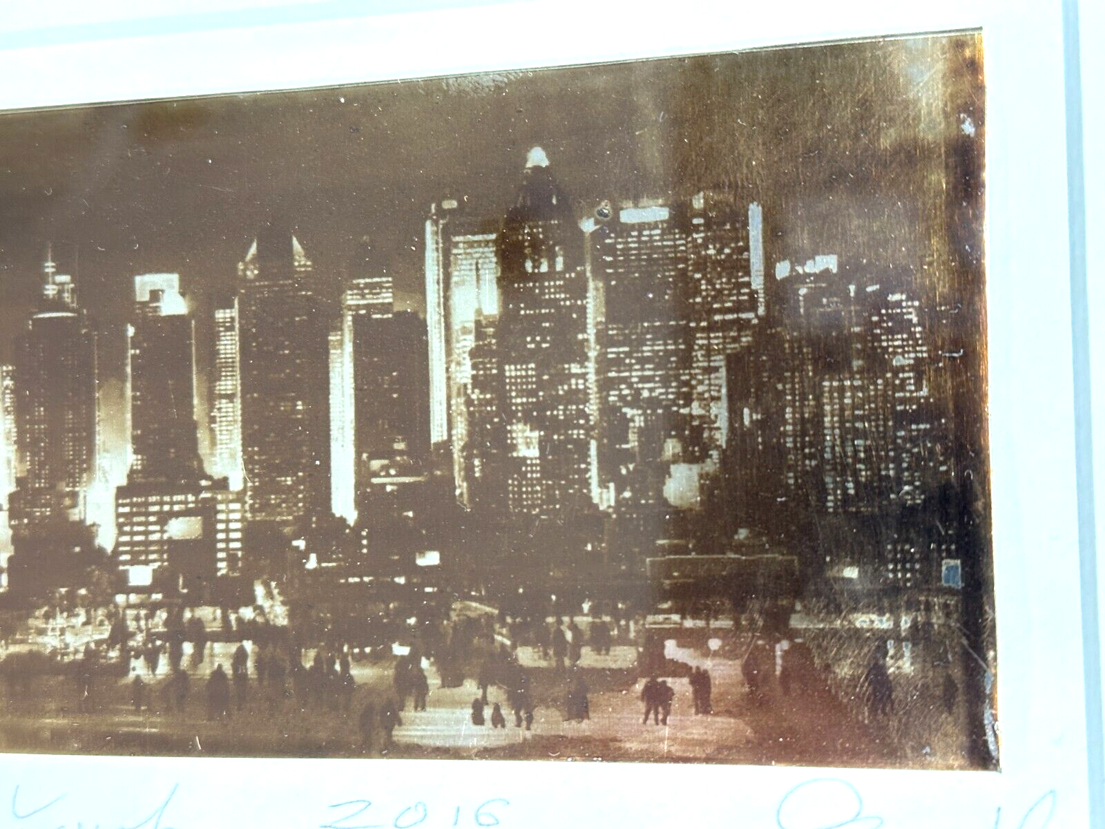 Przemek Zajfert - Heliographie - New York 2016 - signiert - gerahmt Passepartout4