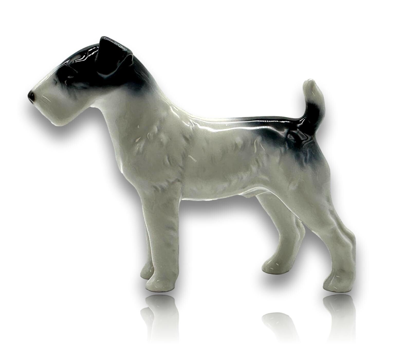 Metzler & Ortloff/ Ilmenau - Hund Terrier - Porzellanfigur Modell 5223/212