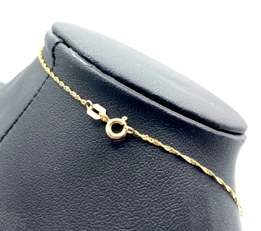333 Gold 8 K Gelbgold Kette Kordelkette mit SWZ Perle oval elegant Klassisch3