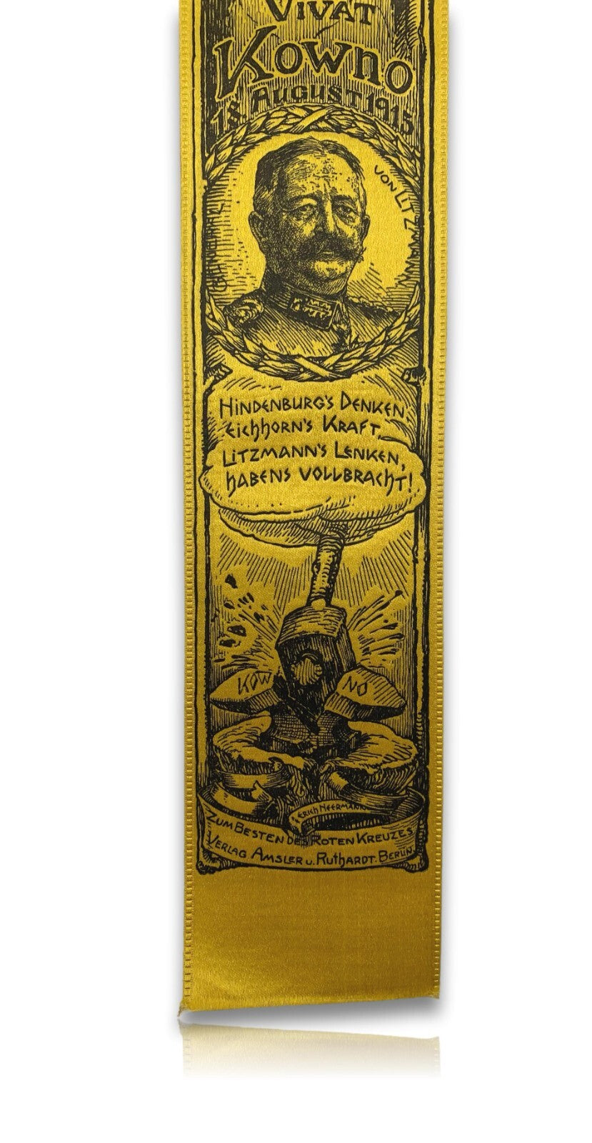 Vivat Band - WKI - Paul von Hindenburg - Ostmark - 1915 - für das Roten Kreuzes1