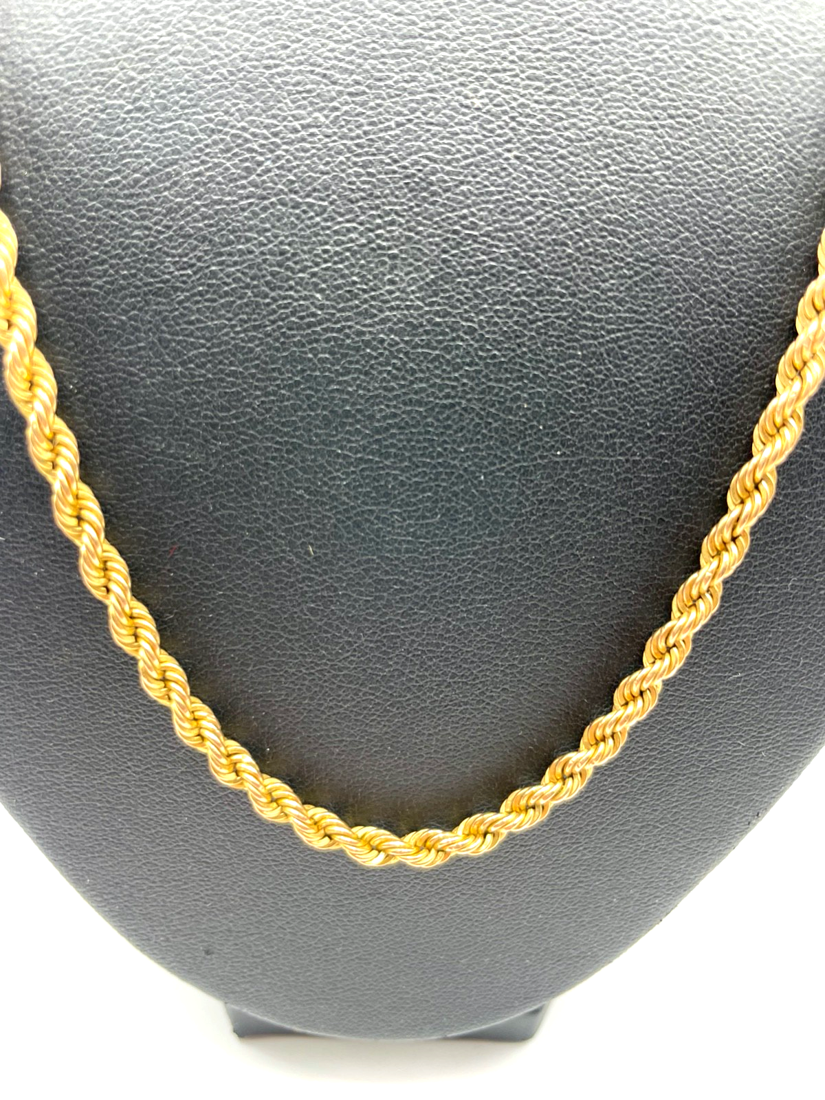 585 Gold 14 K Goldkette Kordelkette L 51,5 cm  B 4 mm solide Juwelier Qualität2