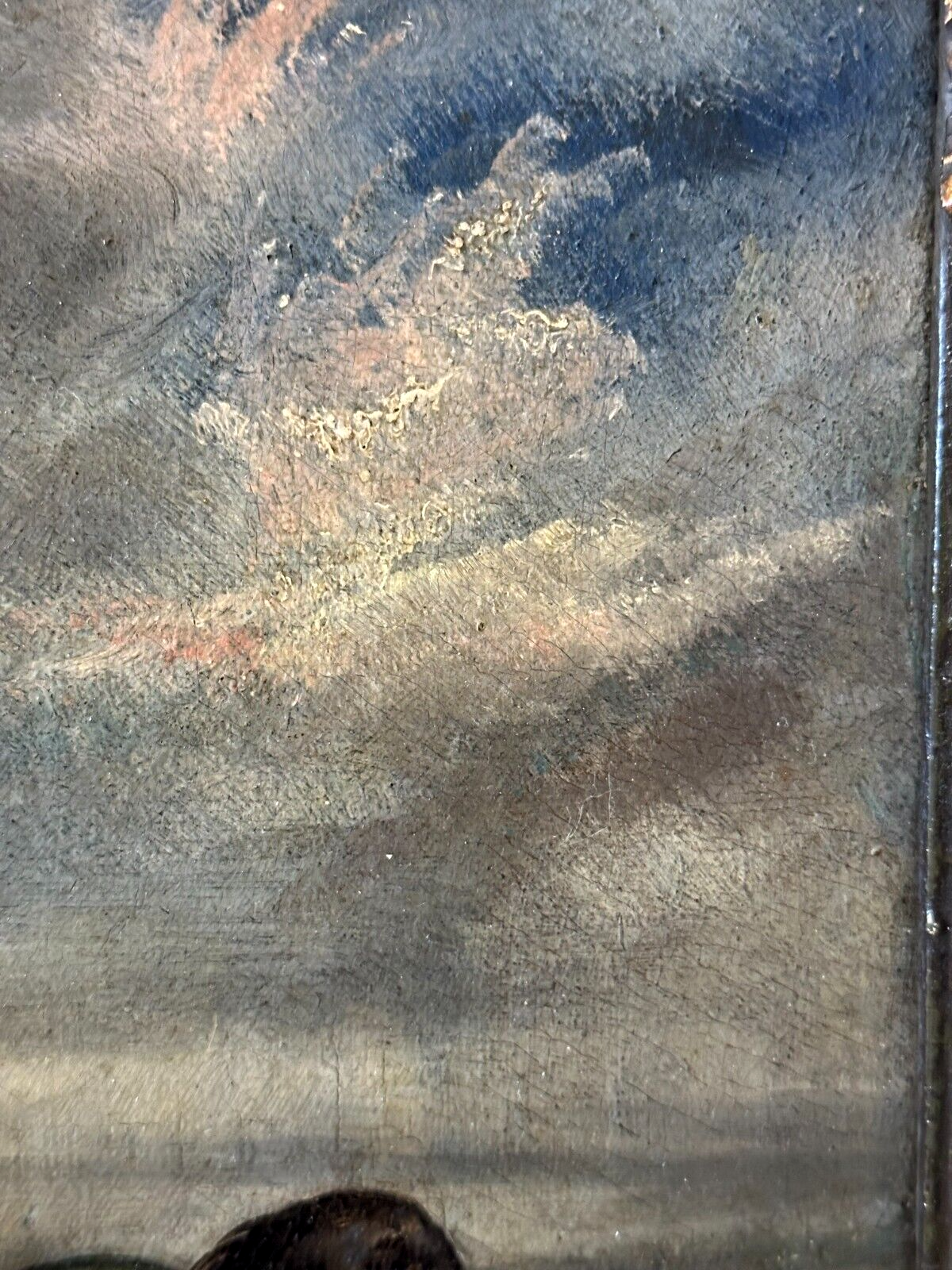 Öl auf Leinwand - Clement Pruche 1811–1890 - Straßenmusiker 1836 - signiert6