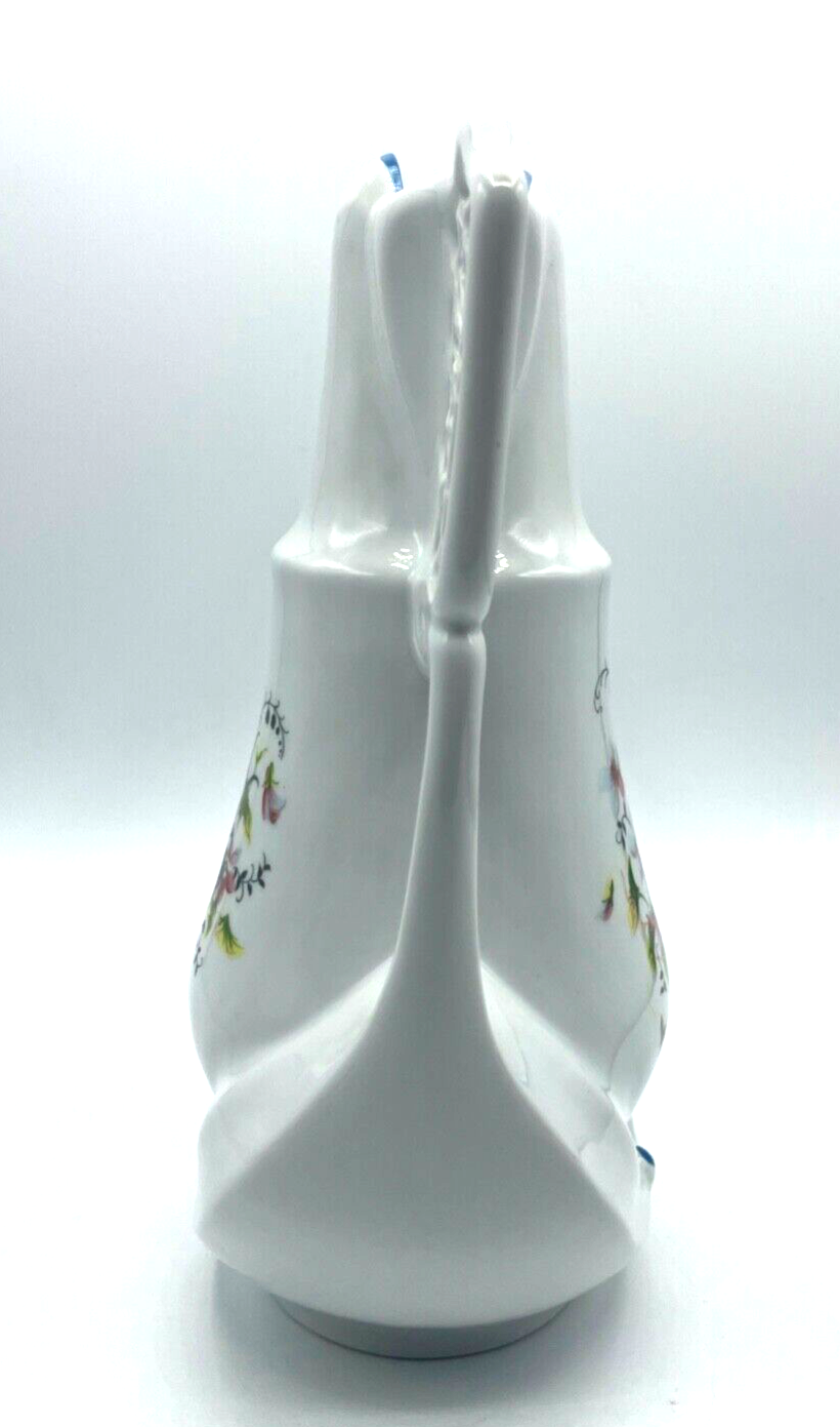 Sehr attraktive Porzellan Vase Ziervase vintage H 25,5 B 20 cm Durchbruch Dekor6