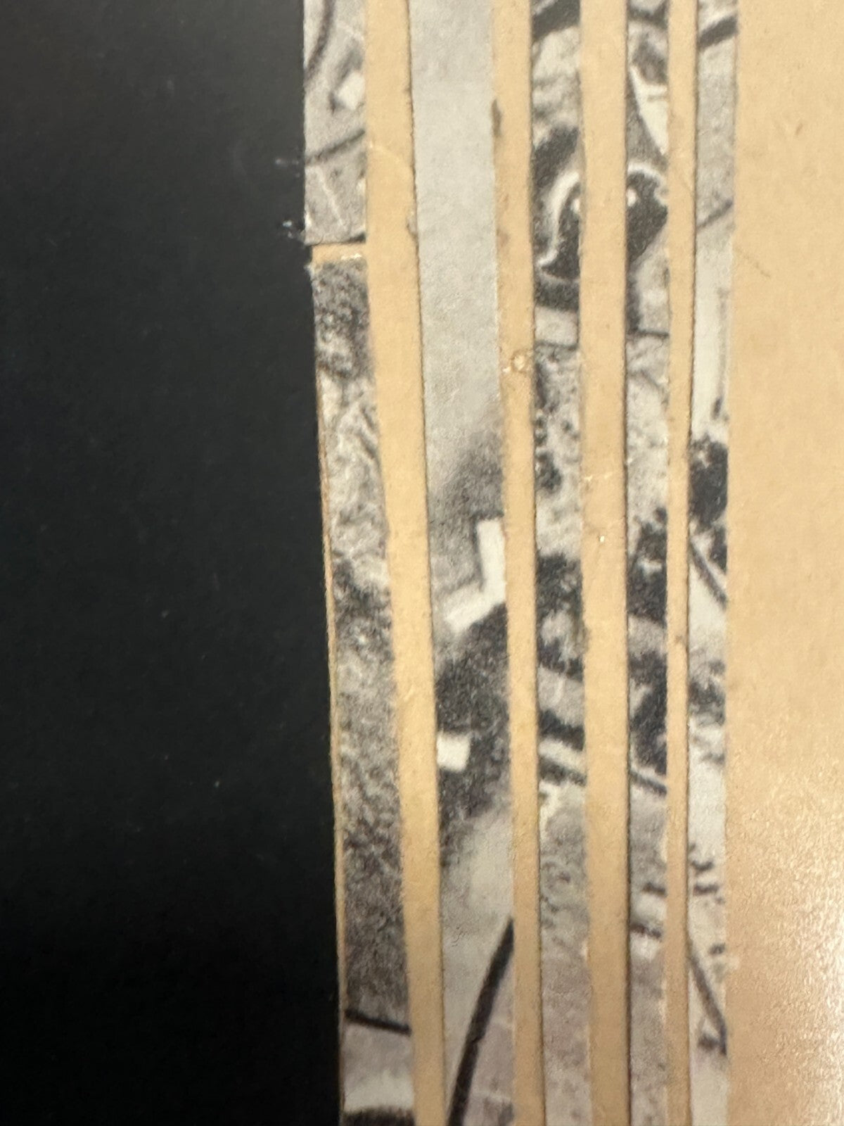 Gottfried Salzmann - seltene Collage - 1969 - signiert - gerahmt hinter Glas11