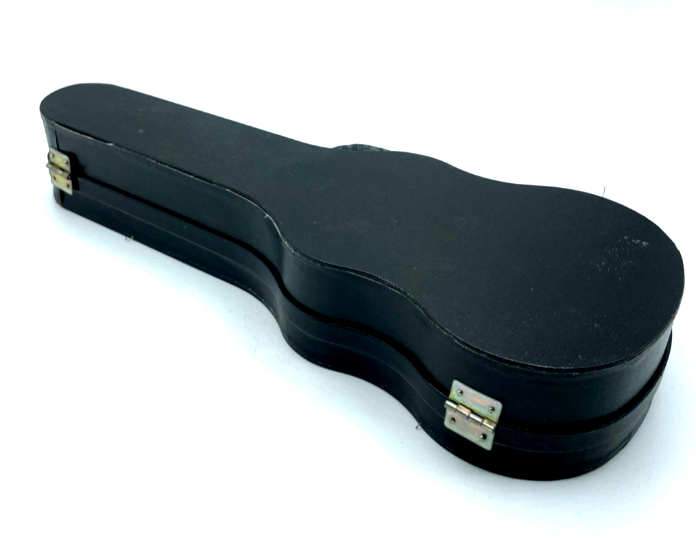 2 x Miniatur Musikinstrument Gitarre + Mandoline im Koffer Handarbeit gepflegt9