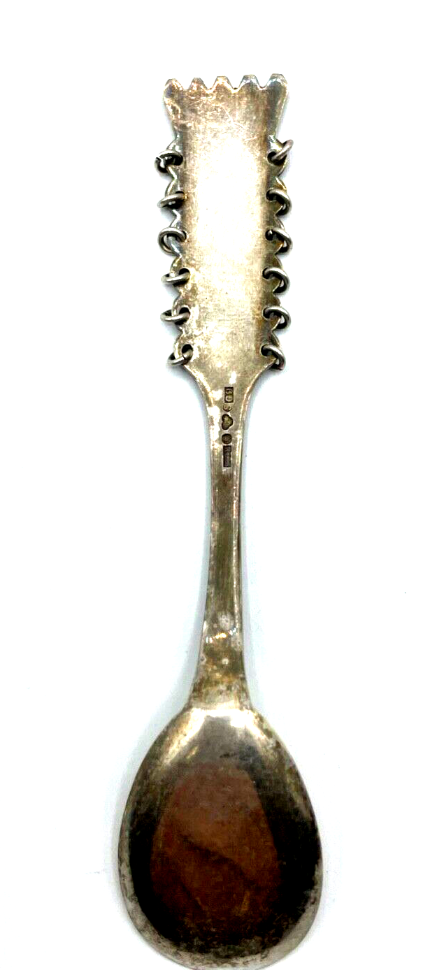 Vintage Copenhagen Löffel Silber Bolidensilver Samen Motiv Silver Spoon Sweden 33