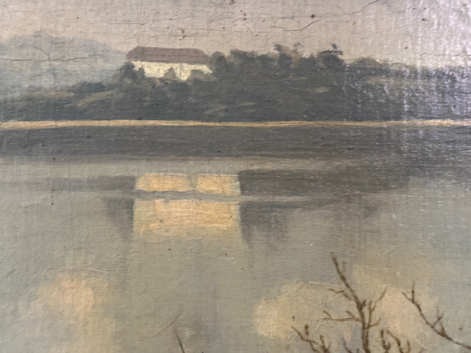 Karl Raupp 1837-1914 - Öl auf Leinwand - Am Chiemensee - signiert - gerahmt8