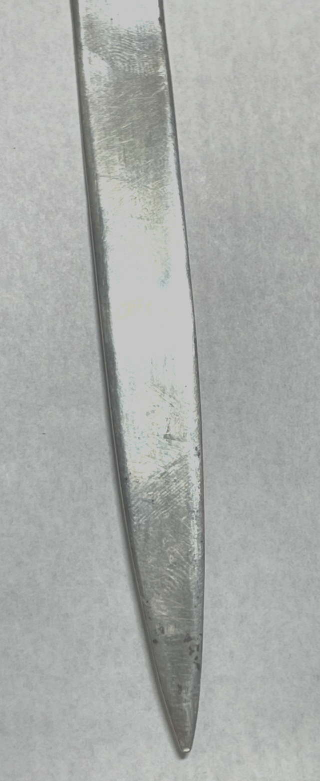 Antik 800 Silber Brieföffner osmanisch Tughra Mehmed V Kurus L18,2 cm 40,3 Gramm7
