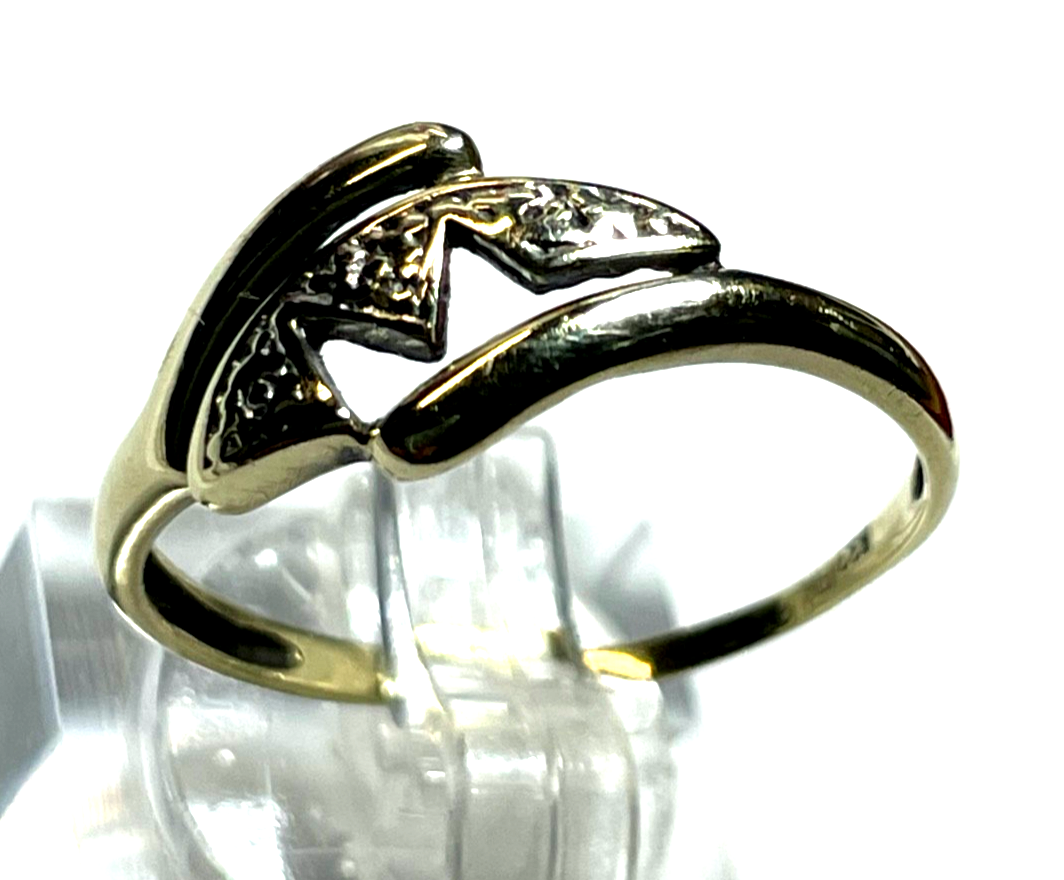 Moderner 333 FH Gold 8 K Ring Ø 20 mm RG 63 Juwelier gebraucht gepflegt2