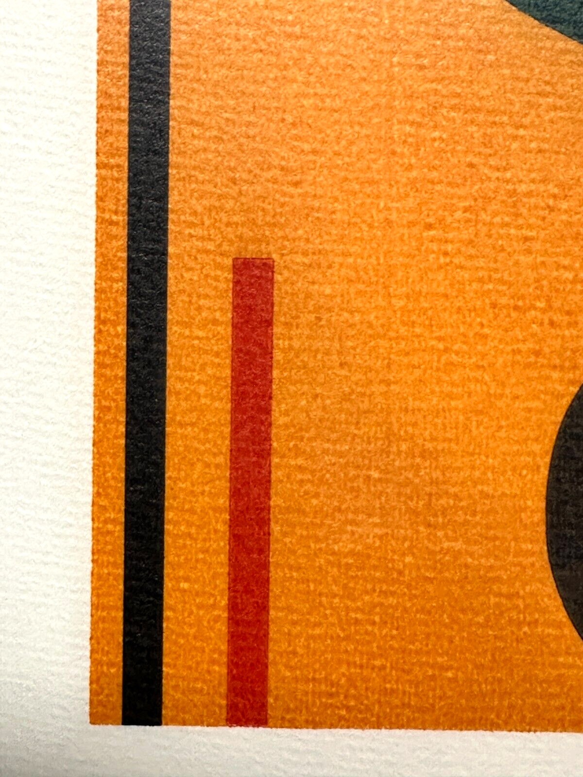 Josua Reichert 1937-2020 - farbige Serigrafie - Typographische Komposition - sig4