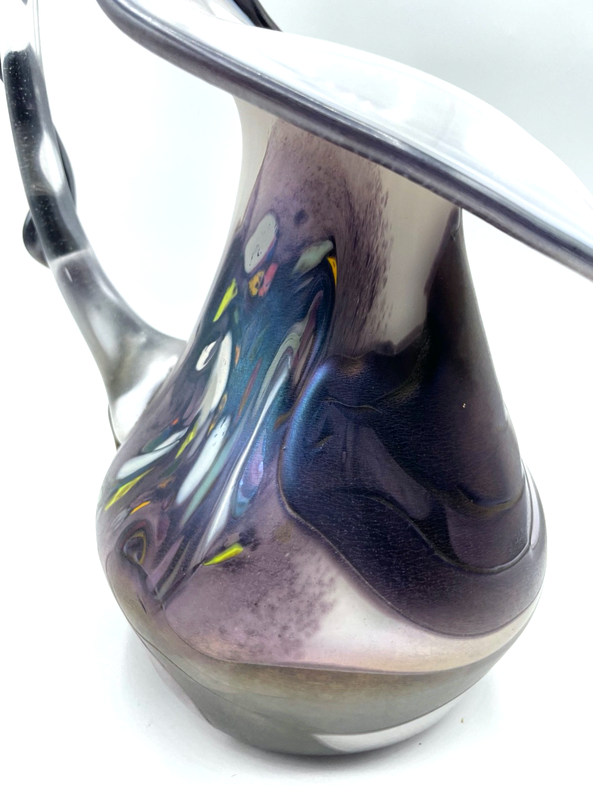 Attraktive Glaskunst Vase Designer Krug Anton Marek Grenzglashütte 1990-19993
