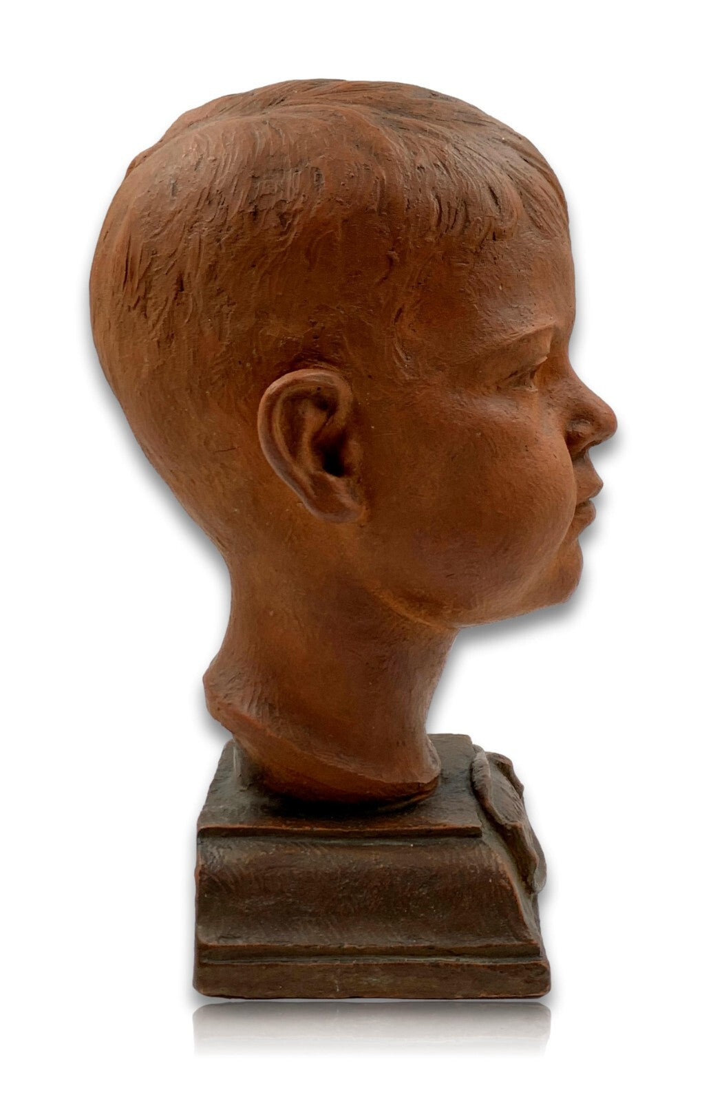 Wilhelm Frass 1886-1968 - Terrakotta Büste Skulptur - 'Michael 1948' - signiert5