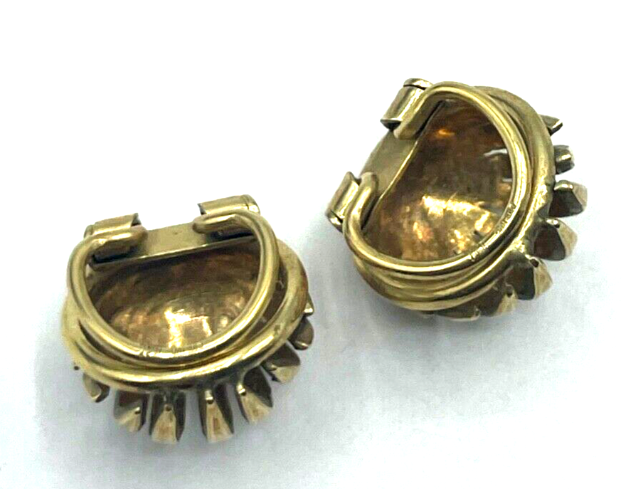 Vintage K&L Amerikaner Double Ohrclips Clips zeitlos elegant sehr gepflegt3