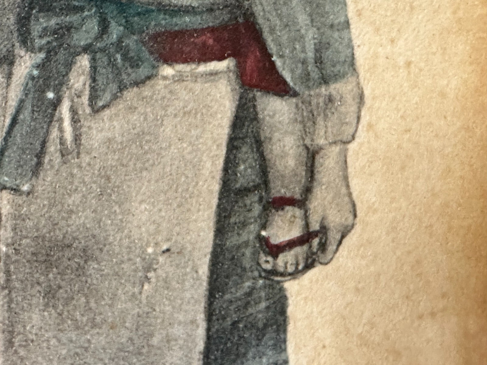 George Chinnery  1774 - 1852 - Chinesische Mutter mit Kind - Wasserfarben - RAR8