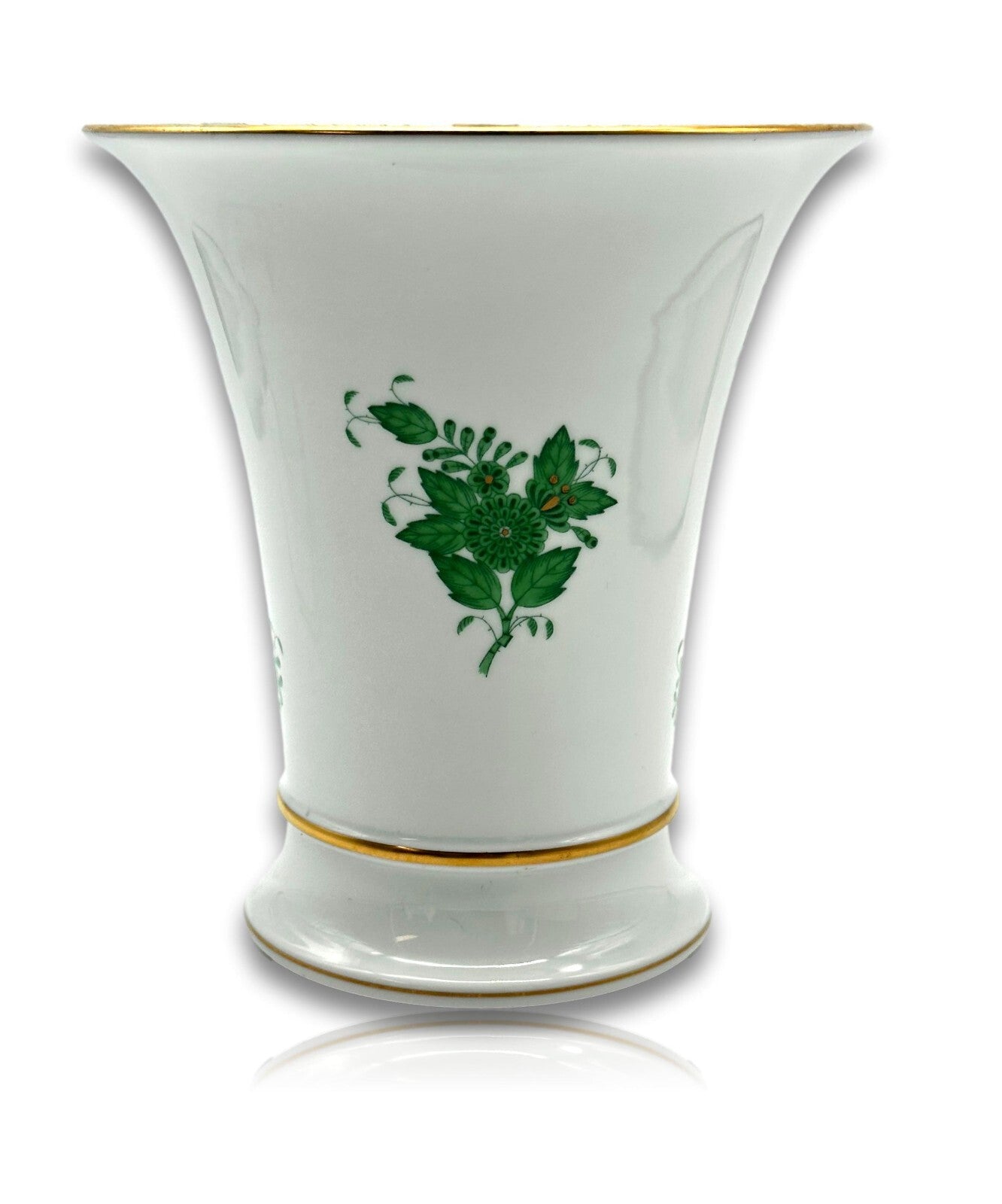 Herend 6437 AV - Trompetenvase Vase - Porzellan - Apponyi Green Handbemalt3