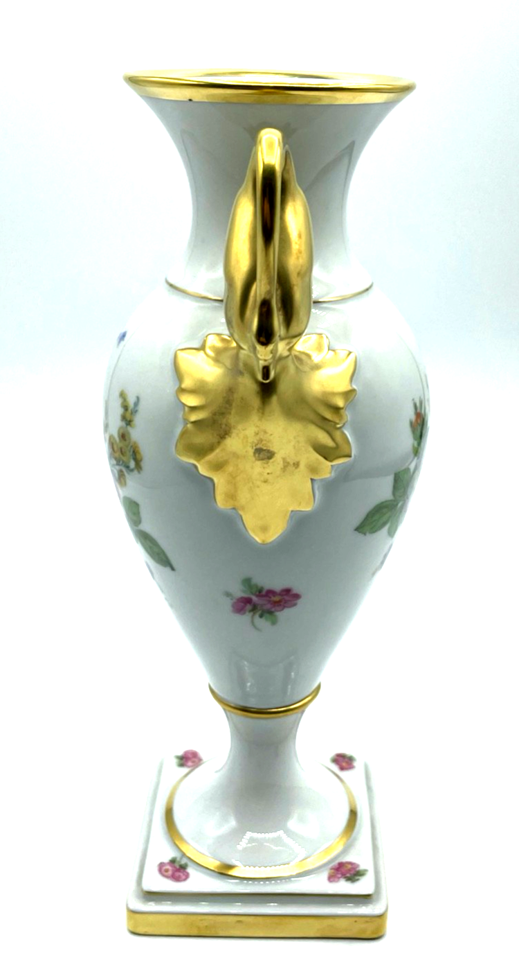 Alte Serie Amphoren Vase Alboth Kaiser Alka Kunst Sommerblumen H 23,5 cm gepfl.6