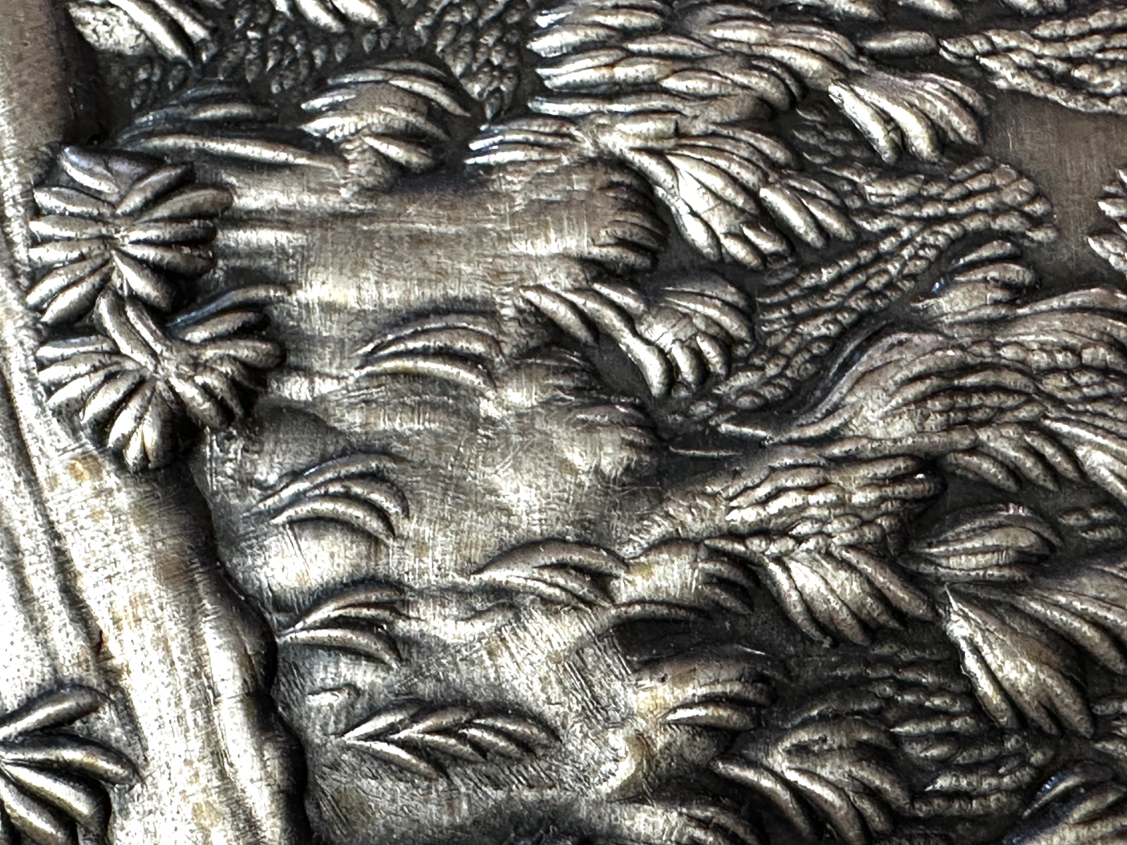 Silberrelief - Jagdszene J. E. Ridinger – Feinsilber 999 – limitiert 87/12005