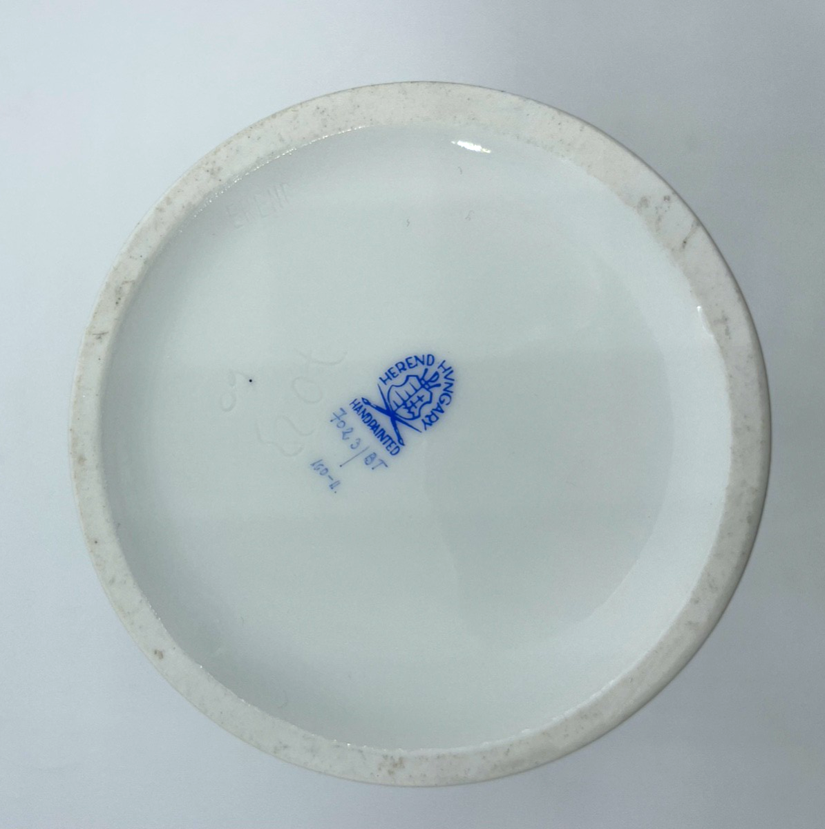 Herend große Porzellan Vase handbemalt  Blumenbukett 1. WAHL H ca. 20,5 cm4