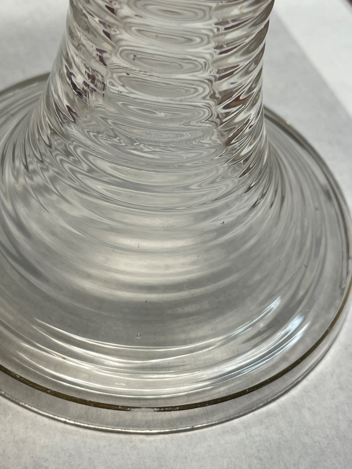 Antik Weinrömer Römer Weinglas handbemalt vor 1900 Historismus 18,2 cm hoch9