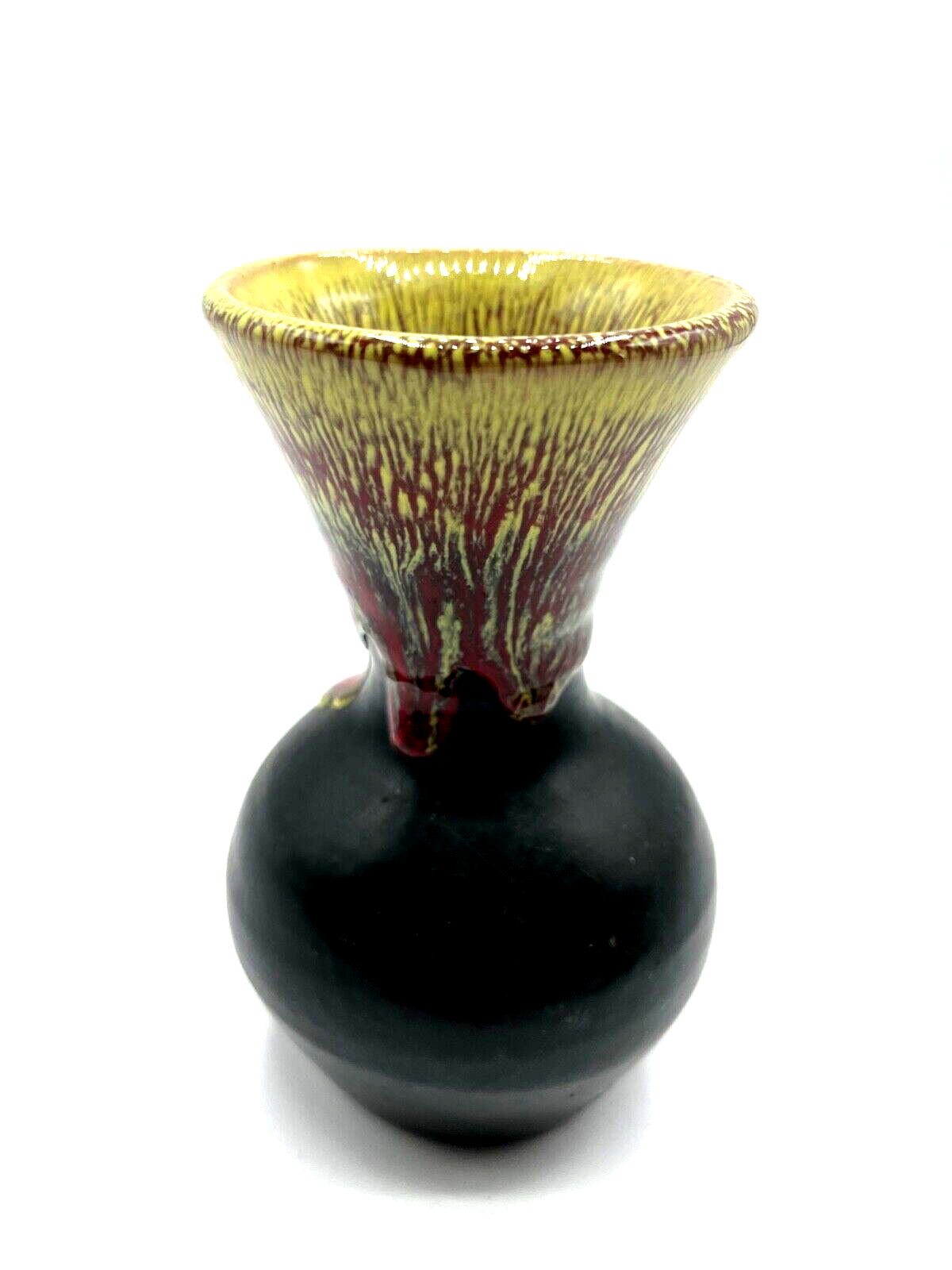 Kl. handgefertigte Künstler Keramik midcentury Joseph Baboin Frankreich H 12 cm5