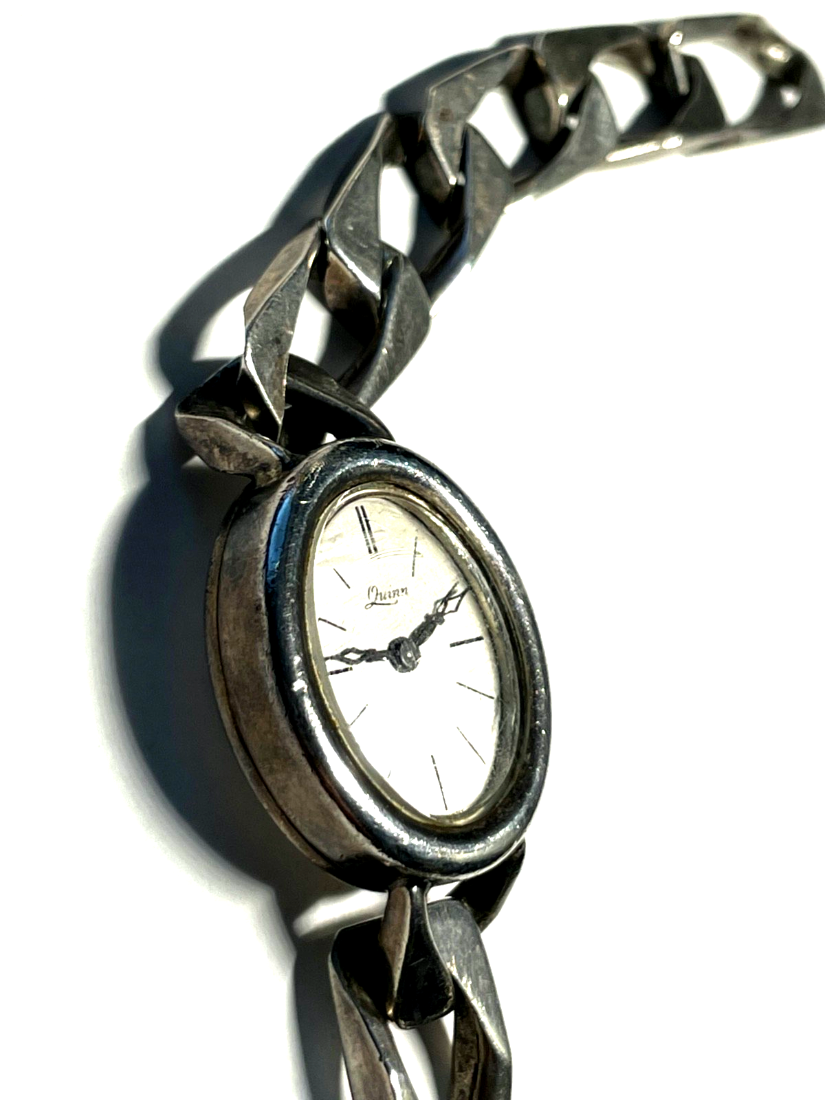 stattliche vintage 925 Silber Damen Armbanduhr QUINN FS Franz Scheuerle gepfl.9