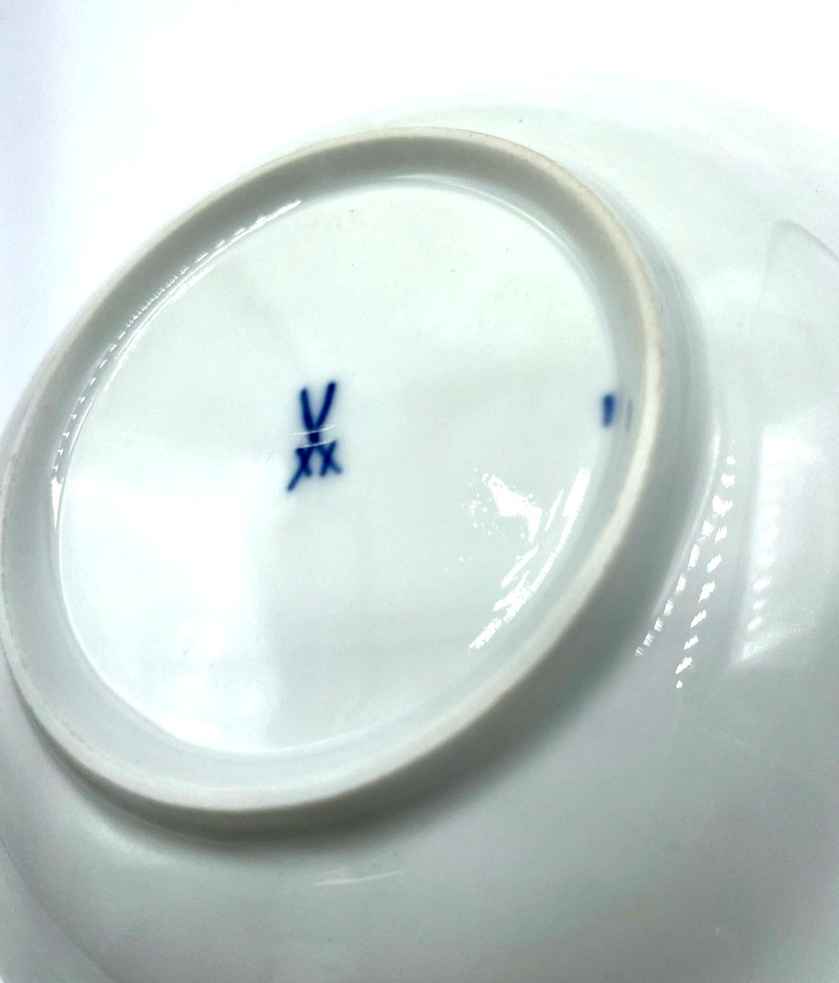 Antik Meissen Porzellan Schälchen Schale Meissner Rose Wildrose Ø 14,3 cm H 3 cm4
