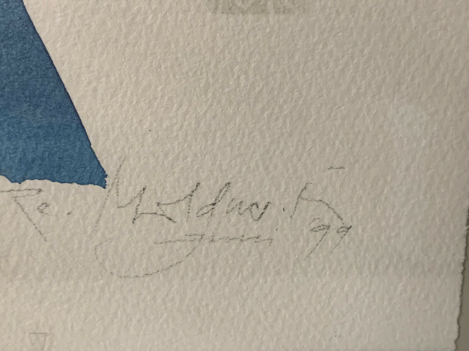 Renate Mildner-Müller - Carpe diem ´99 - Schrift Aquarell  - gerahmt - signiert5
