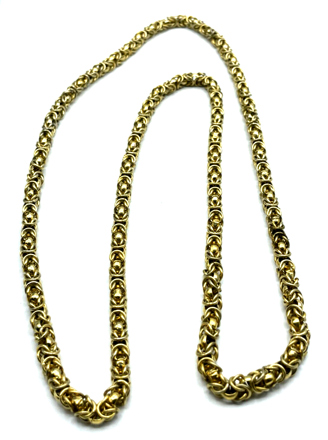 Vintage Statement Königskette L 93 cm  B 6mm vergoldet hochwertiger Modeschmuck7